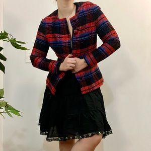 Vintage Givenchy Metallic Tweed Sample Jacket